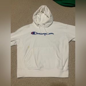 White Champion sweatshirt